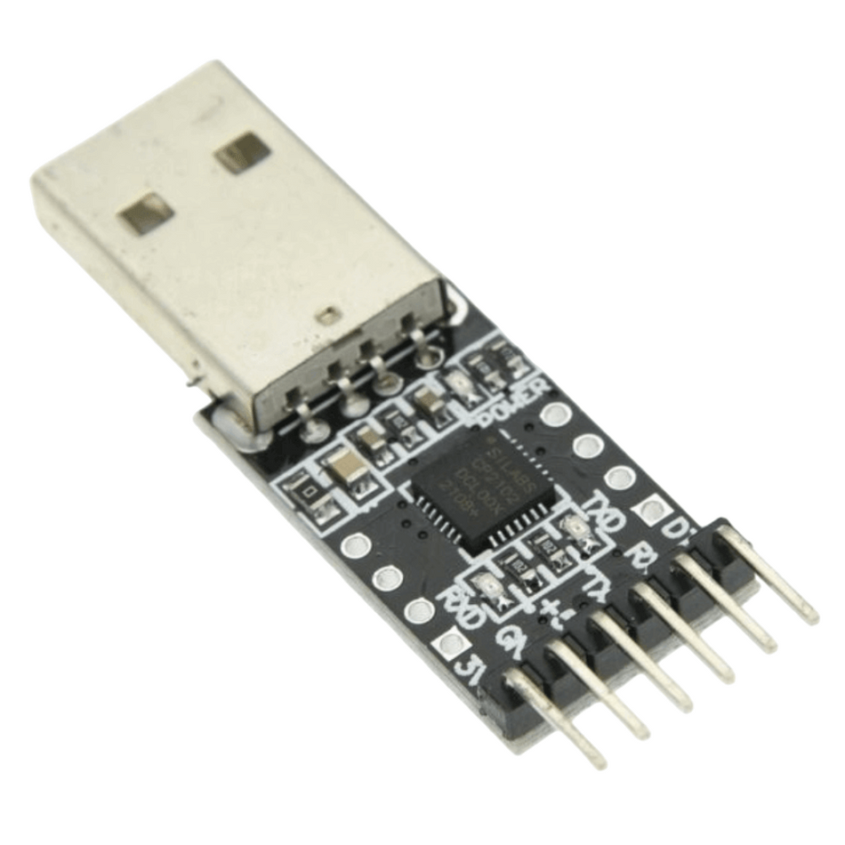 Modul convertor USB 2.0 la TTL UART, 3.3V/5V DC, CP2102