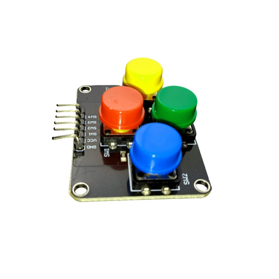 Modul cu 4 butoane, compatibil Arduino