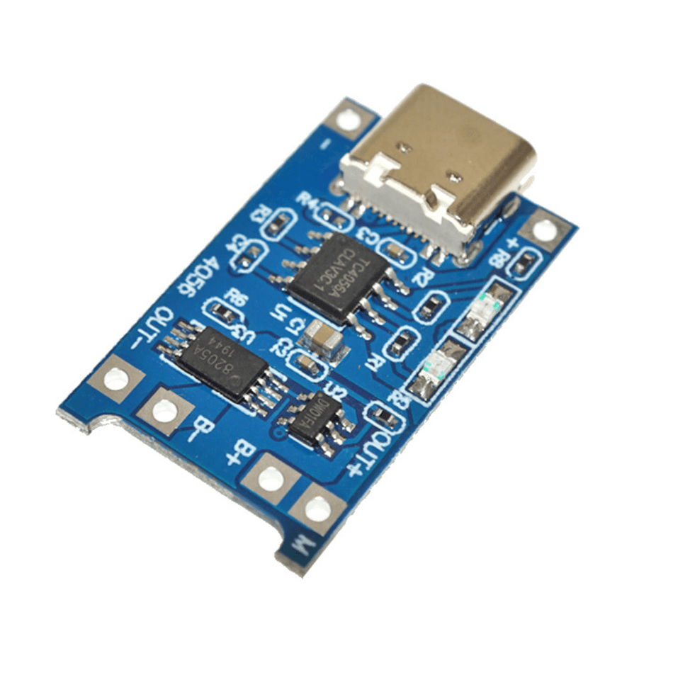 Modul TP4056 cu USB Tip-C pentru incarcare acumulatori Litiu, 5V/1A