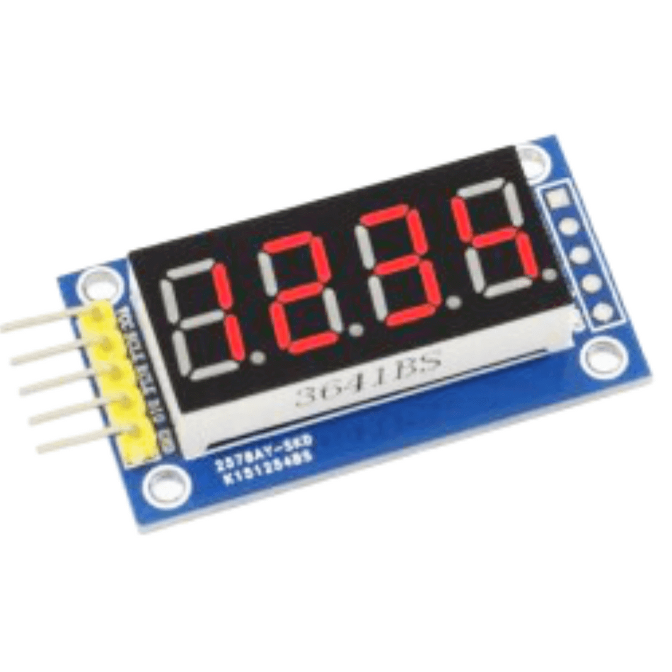 Modul display LED 0.36", 4*7 segmente, 74HC5950