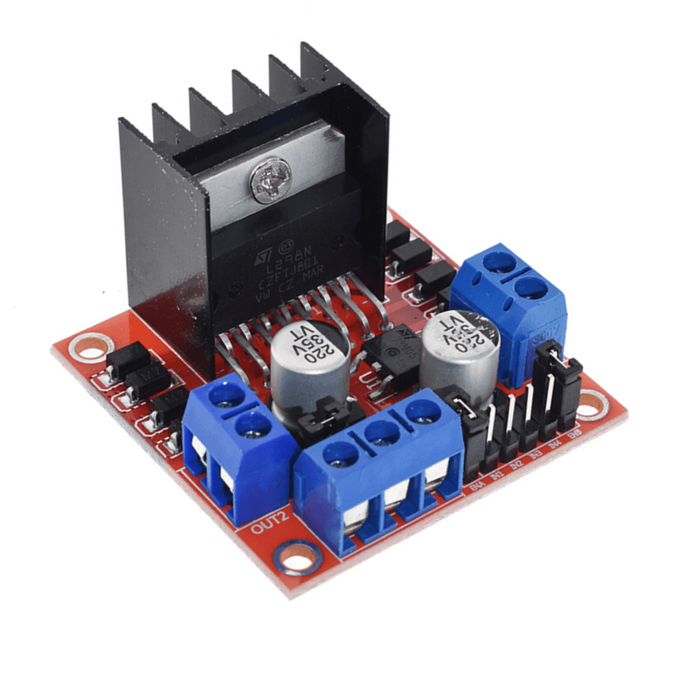 Modul driver L298N cu punte H dubla pentru motoare DC/Stepper