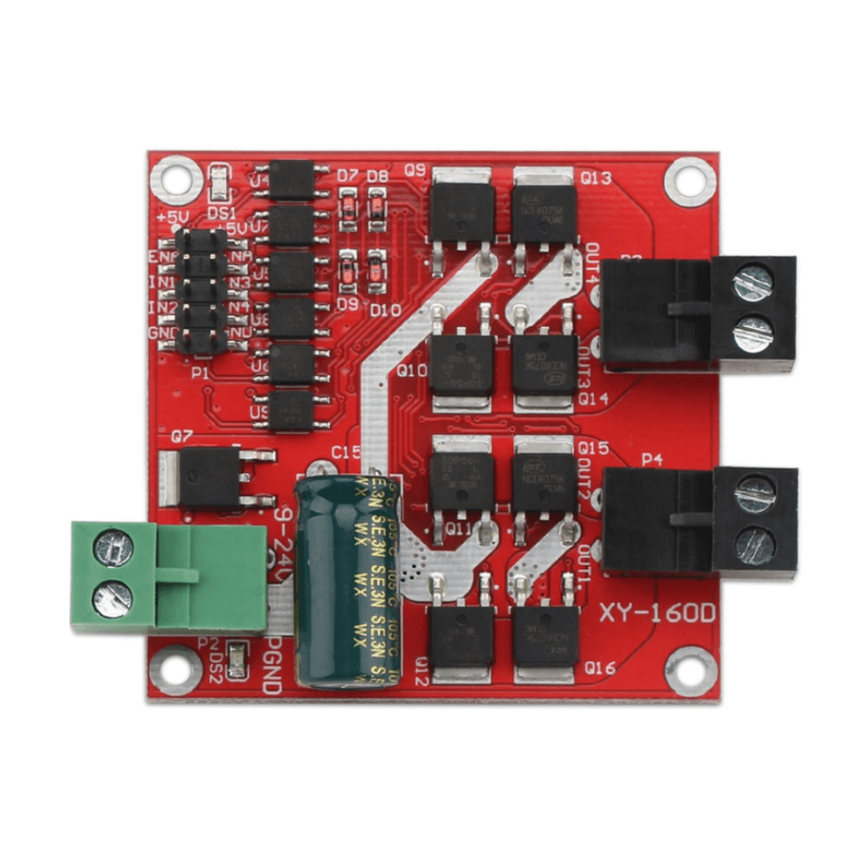 Modul driver motoare L298 160W, 7A, H-Bridge