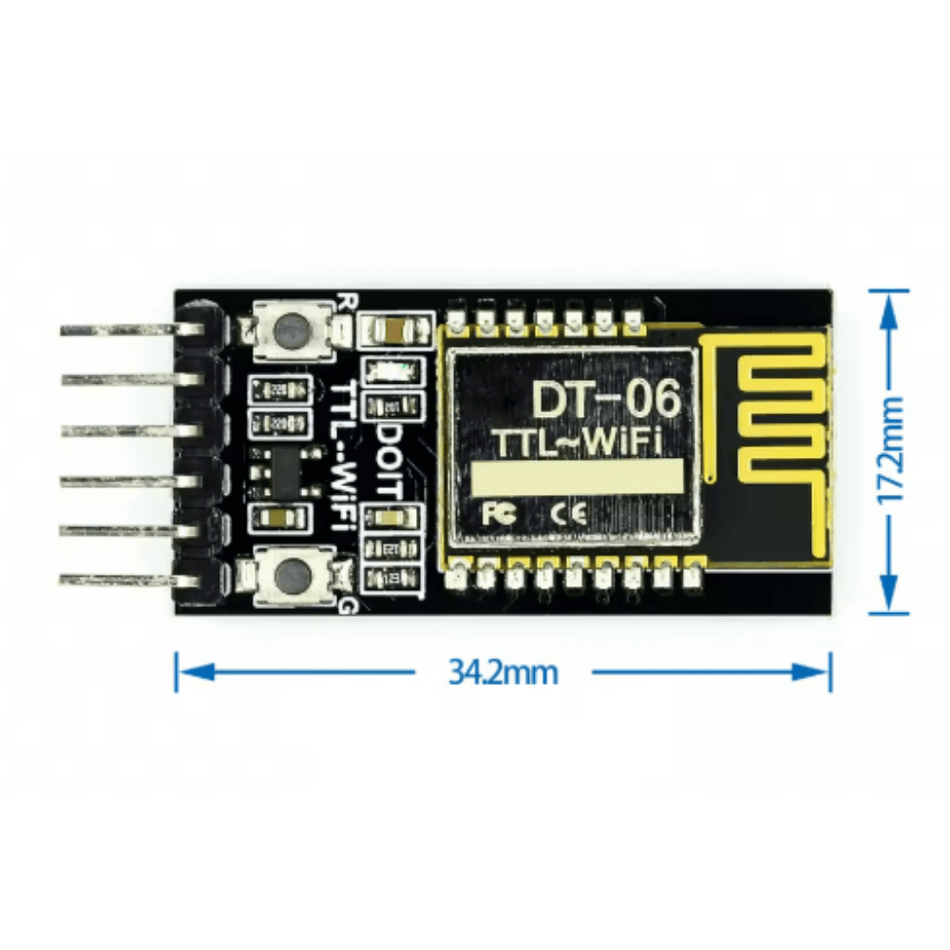 Modul DT-06 comunicatie seriala WiFi, TTL-WiFi, compatibil Bluetooth HC-06
