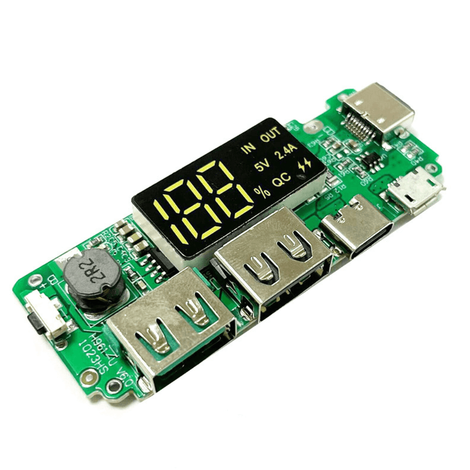 Modul cu porturi USB pentru incarcare acumulatori Litiu, 5V/2A