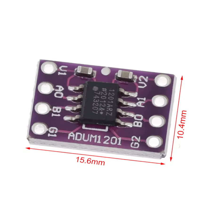 Modul izolator magnetic CJMCU-1201 ADUM1201, alimentare 2.7V-5.5V
