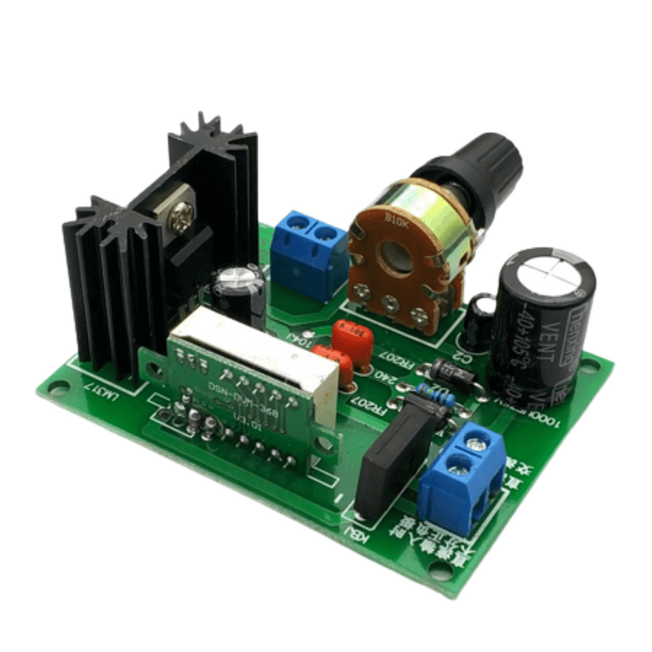 Modul liniar coborator de tensiune LM317, DC-DC, 1.25V-28V, 2A