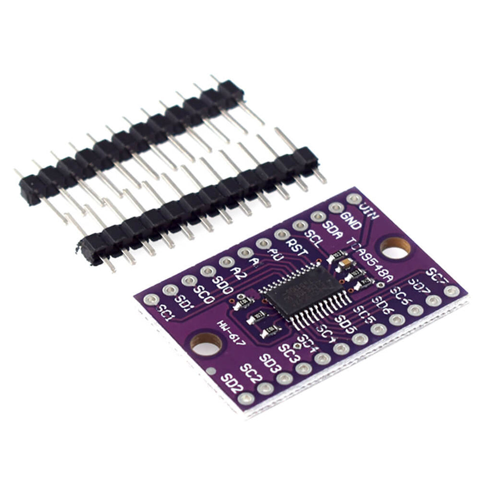Modul multiplexor, I2C/IIC, 8 canale, 3.3V/5V DC, TCA9548A