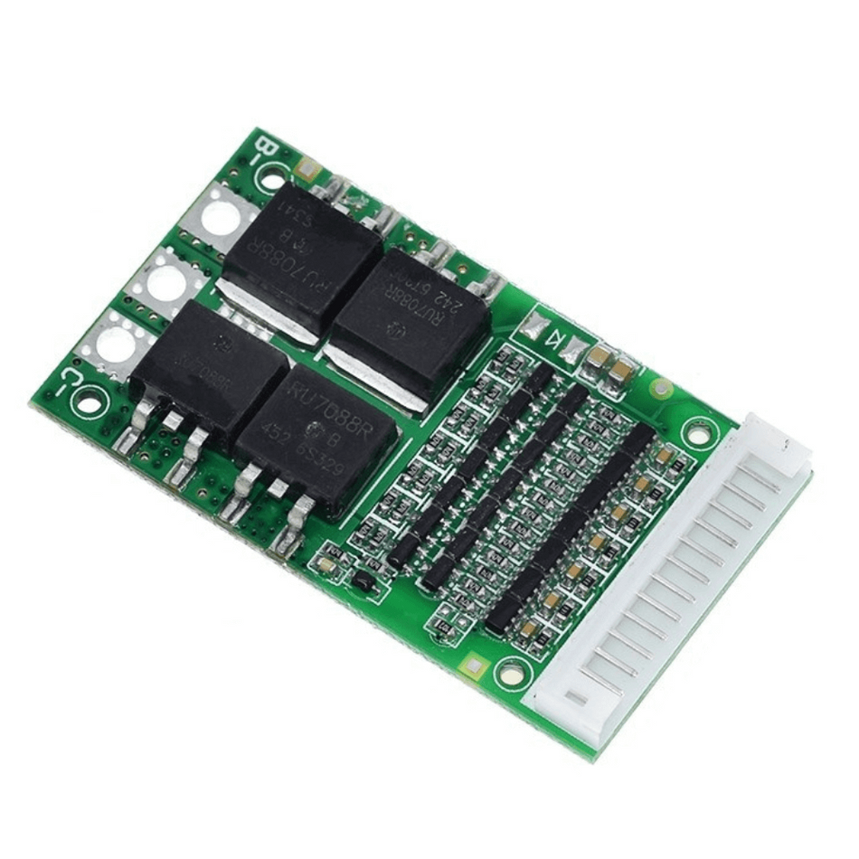 Modul BMS ajustabil pentru acumulatori Litiu, 13S, 48V, 25A