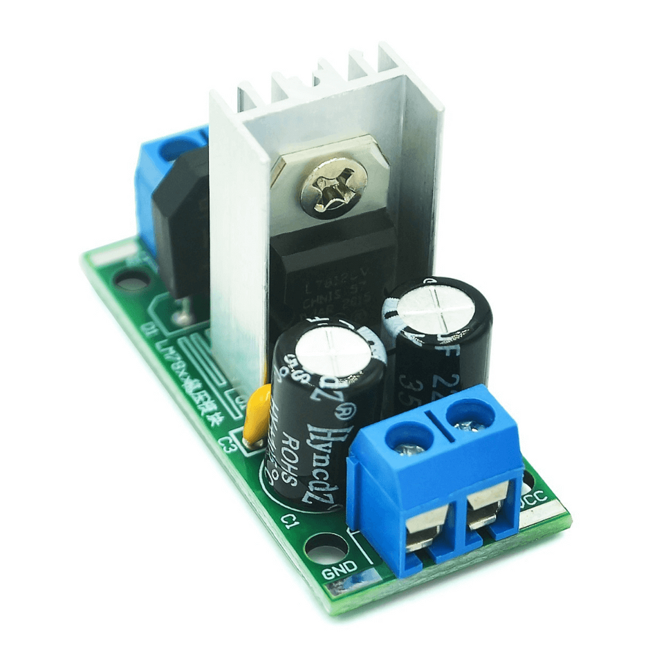 Modul stabilizator de tensiune LM7805, 5V DC, 1.5A