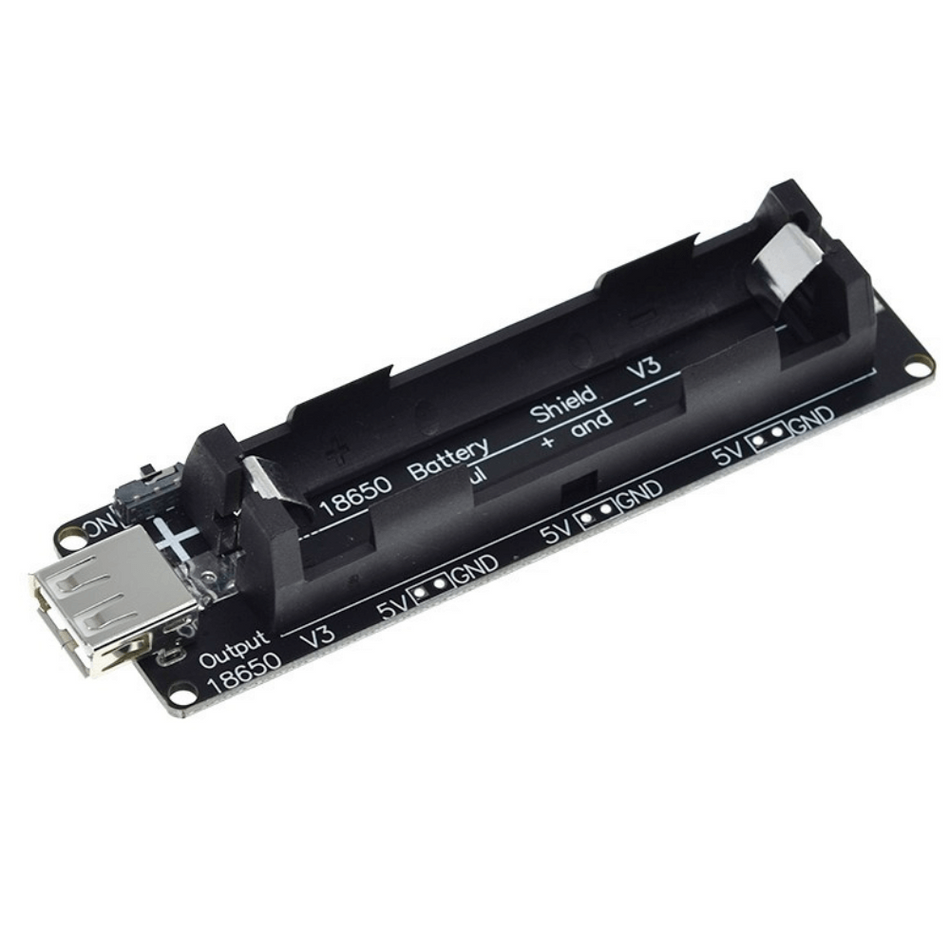 Modul powerbank 18650, 1P, 5V/3VDC , compatibil Arduino/Raspberry Pi