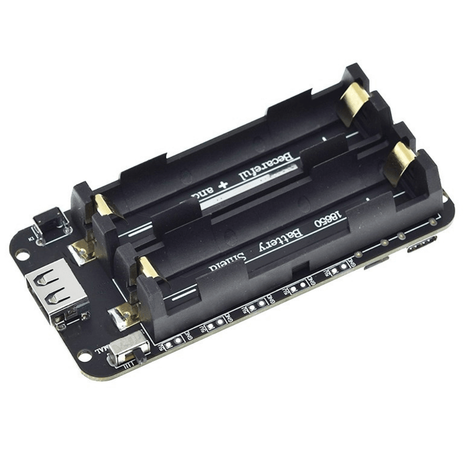 Modul powerbank 18650, 2P, 5V/3VDC , compatibil Arduino/Raspberry Pi