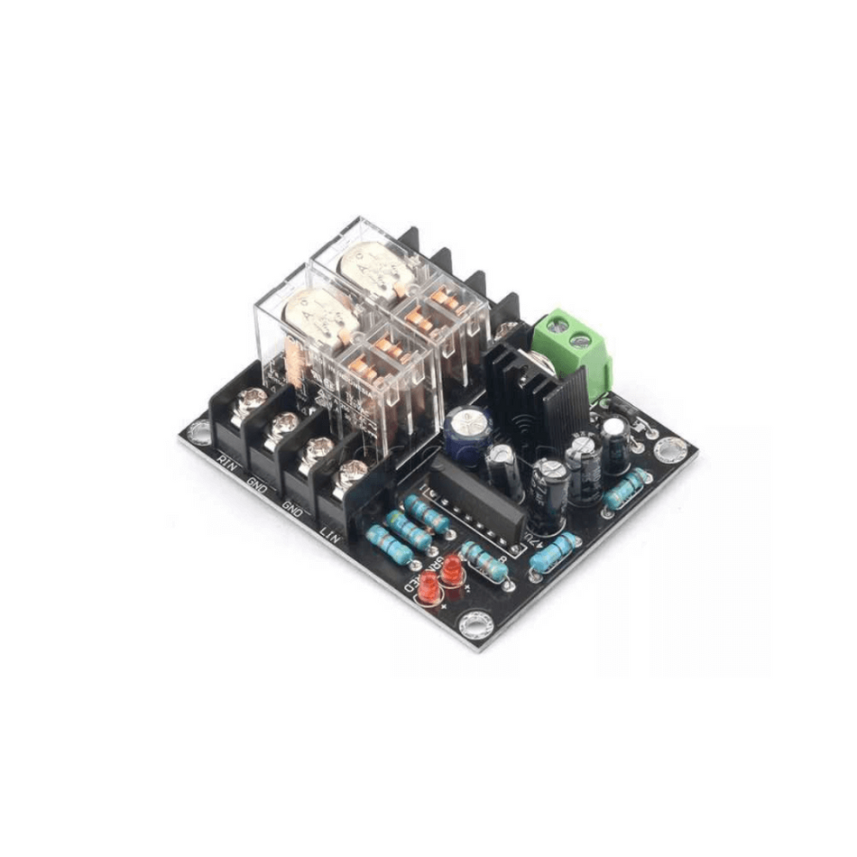 Modul protectie difuzoare audio 2 x 300W, cu intarziere la pornire