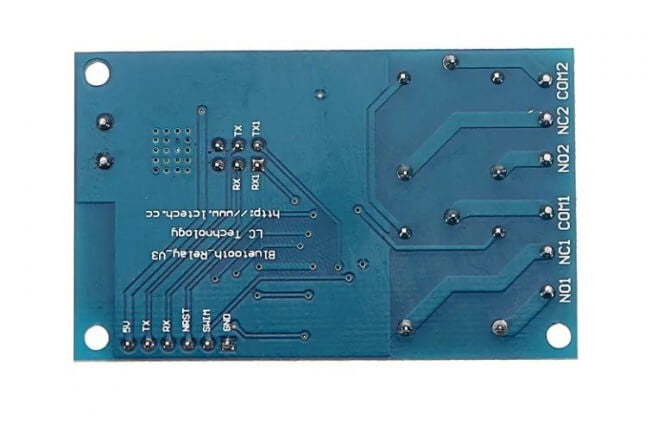 Modul releu 12V cu 2 canale si control Bluetooth