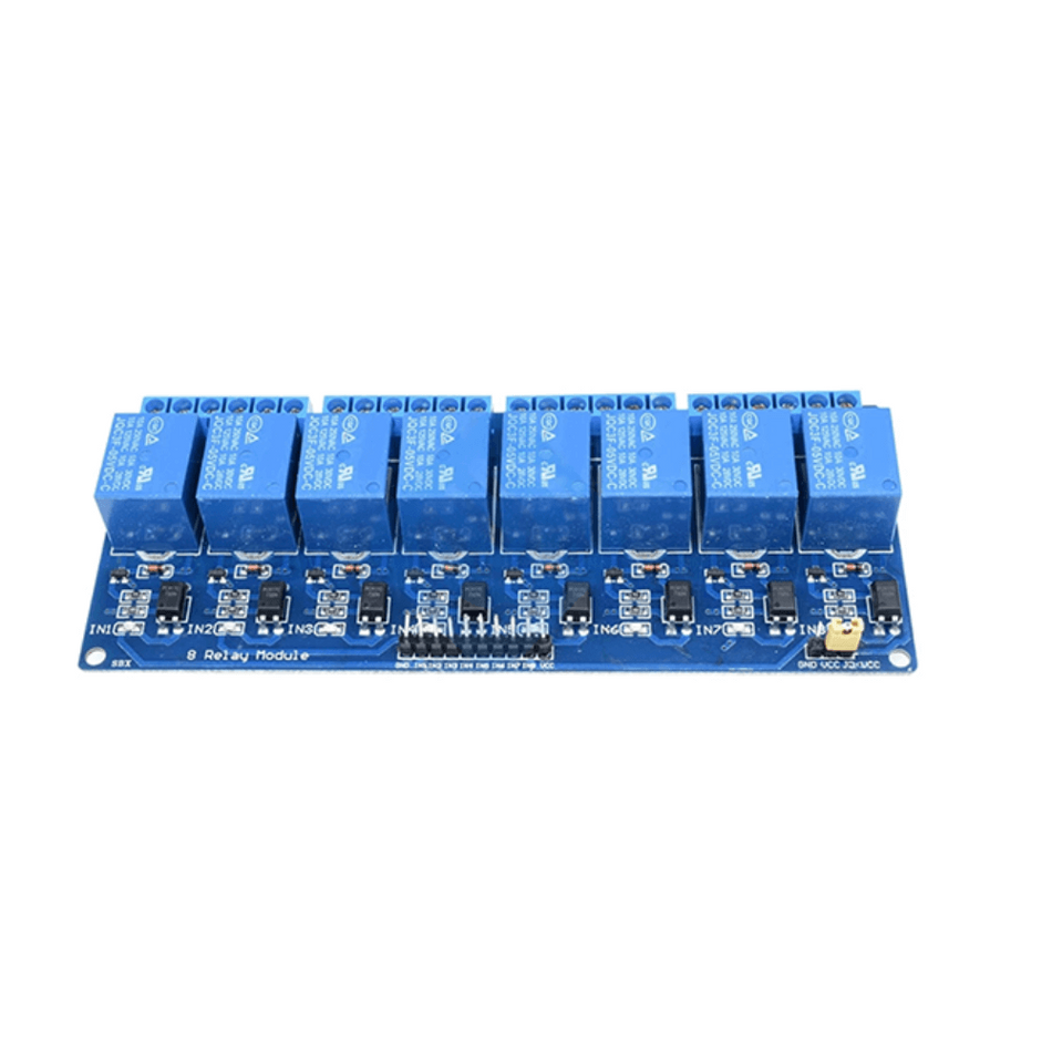 Modul releu 8 canale cu optocuplor, 5V Low Level