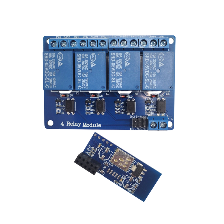 Modul releu WiFi cu 4 canale 5V-12V ESP8266
