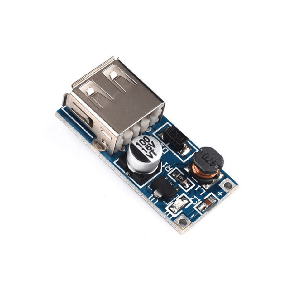 Modul ridicator de tensiune DC-DC, 0.9-5V cu port USB