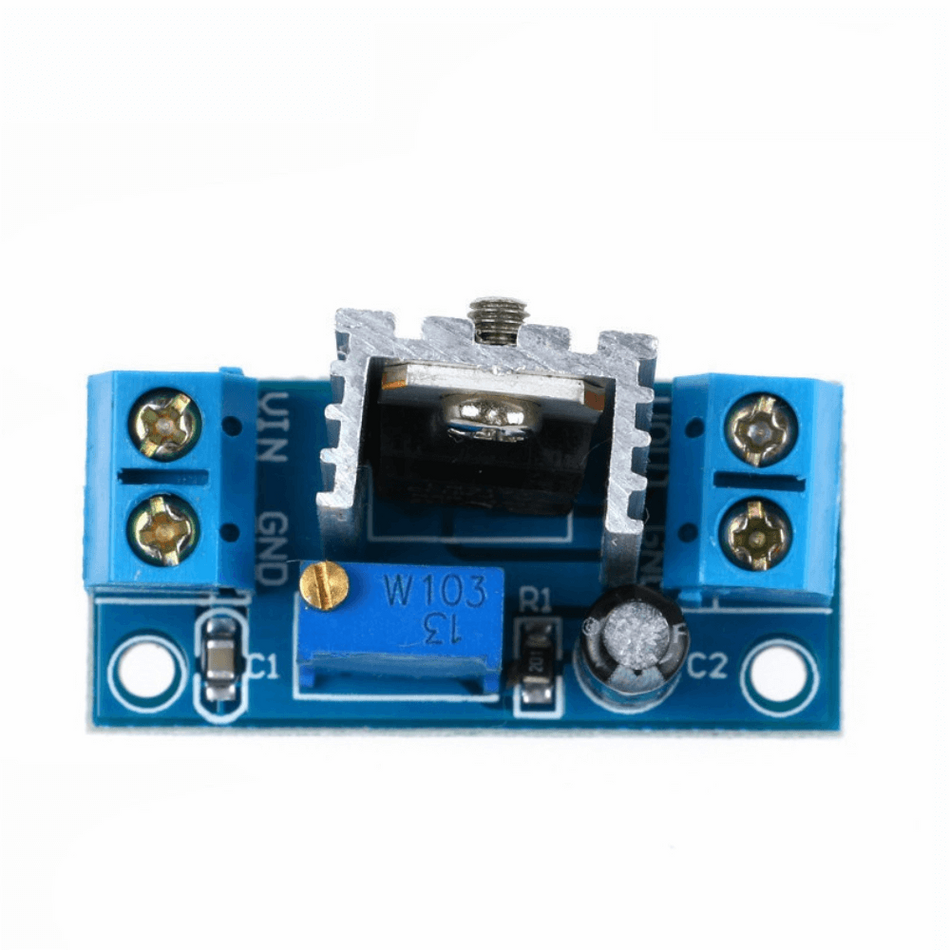 Modul liniar coborator de tensiune LM317 DC-DC, 1.2-37V, 2.2A