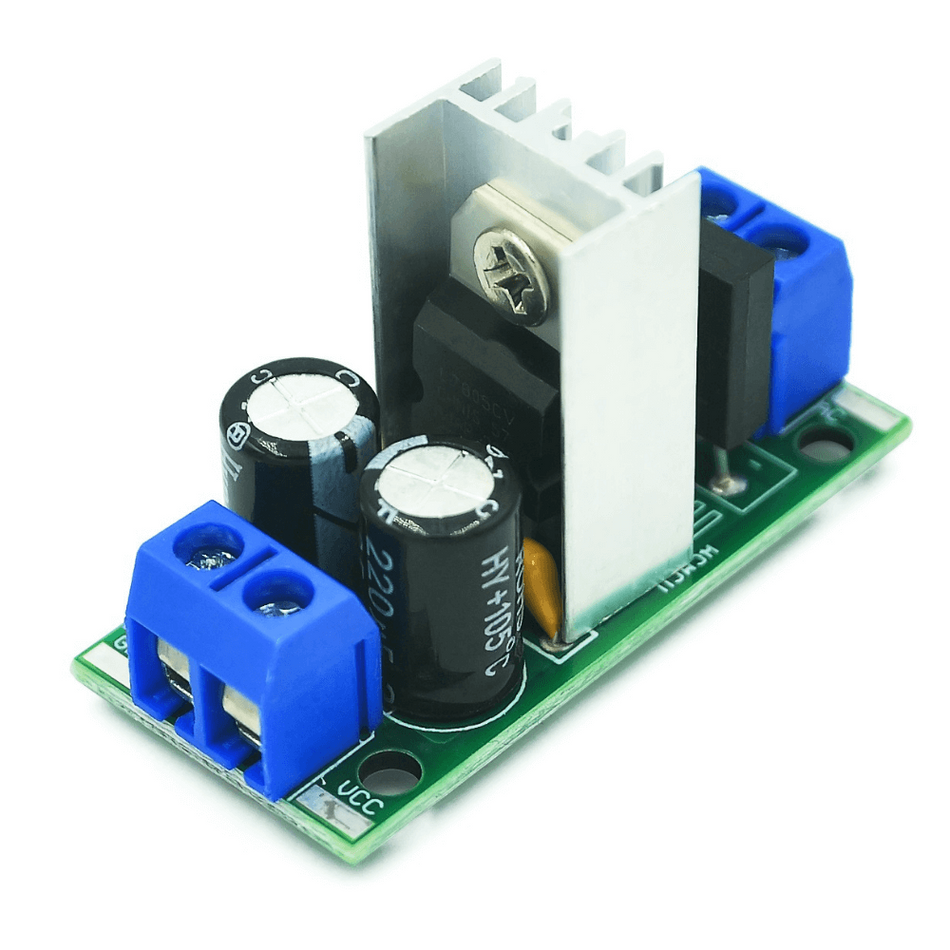 Modul stabilizator de tensiune LM7805, 5V DC, 1.5A