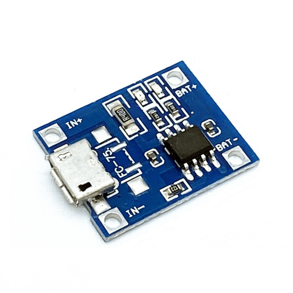 Modul TP4056 cu micro USB pentru incarcare acumulatori Litiu, 5V/1A