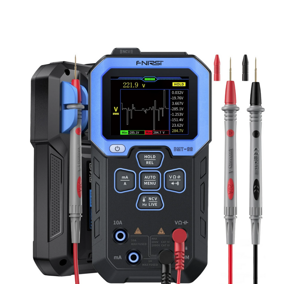 Multimetru profesional FNIRSI DMT-99, 1000V DC, 750V AC, 10A AC/DC