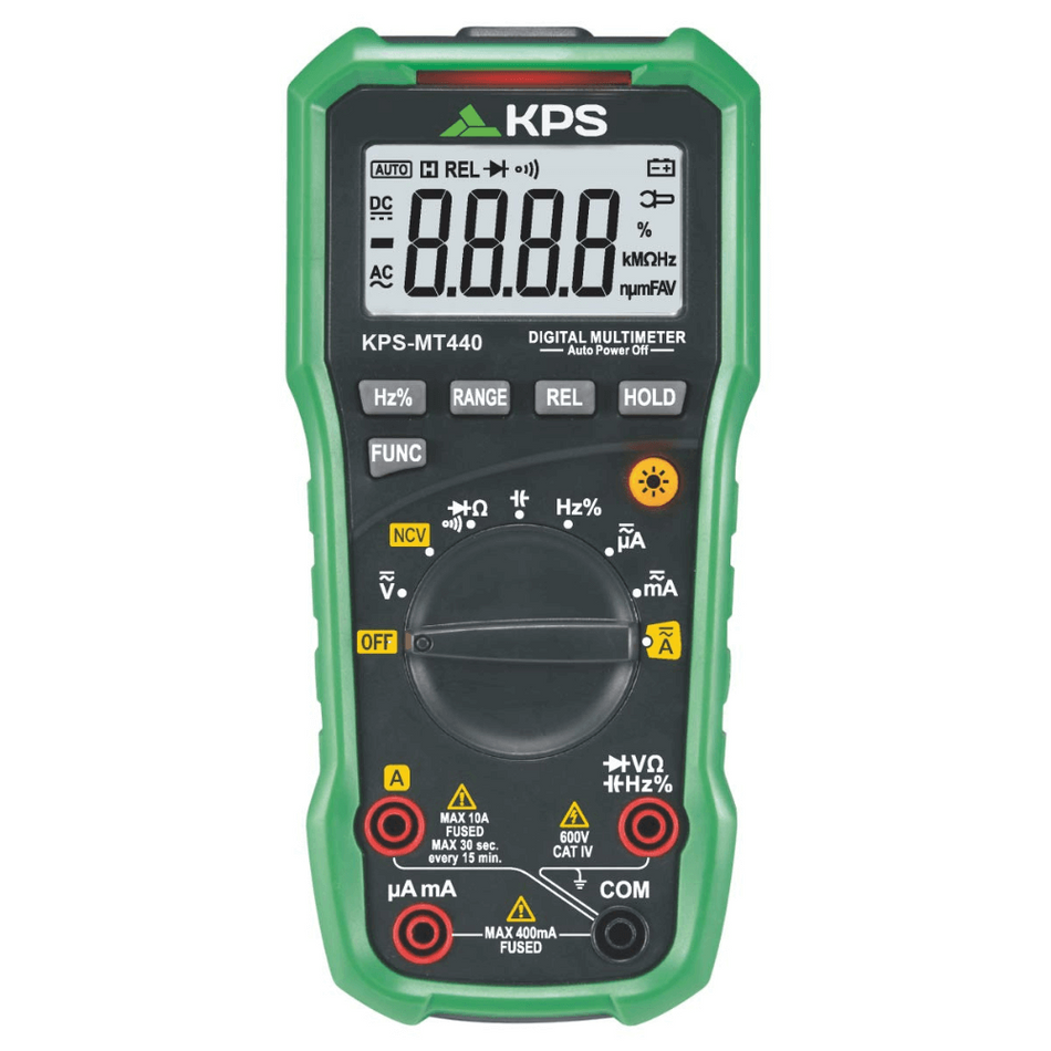 Multimetru digital multifunctional, 600V AC/DC, 10A AC/DC, 40MΩ, 5MHz, KPS MT440