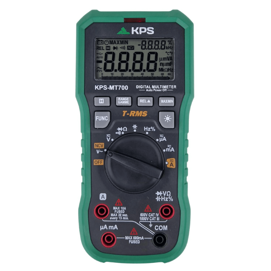 Multimetru digital multifunctional, TRMS, 1000V AC/DC, 10A AC/DC, KPS MT700