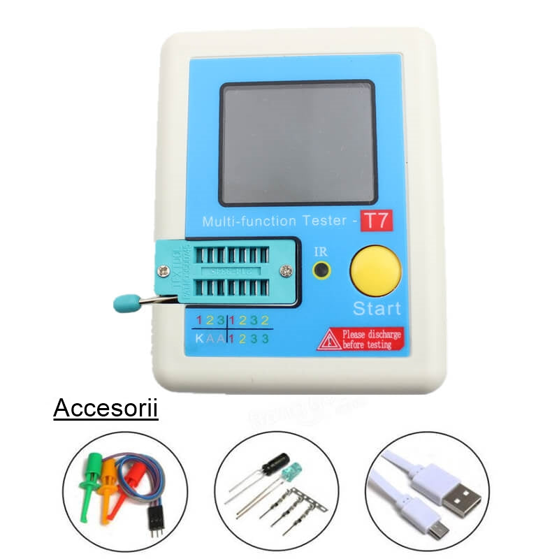 Tester LCR T7 cu ecran color