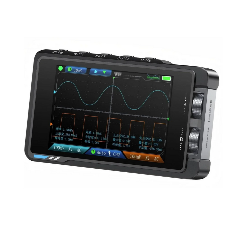 Osciloscop digital 2 in 1, 50MHZ, 250MSa/s, FNIRSI DS215H