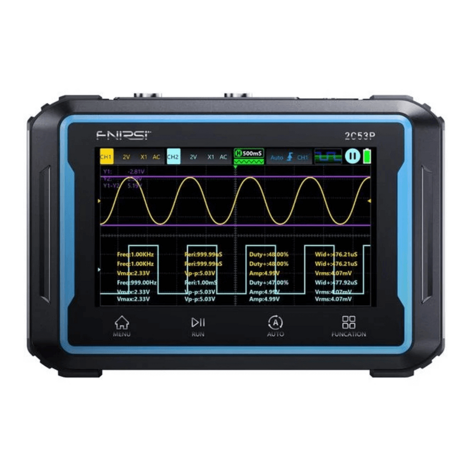 Osciloscop digital cu generator de semnal si multimetru 3 in 1, Fnirsi 2C53P