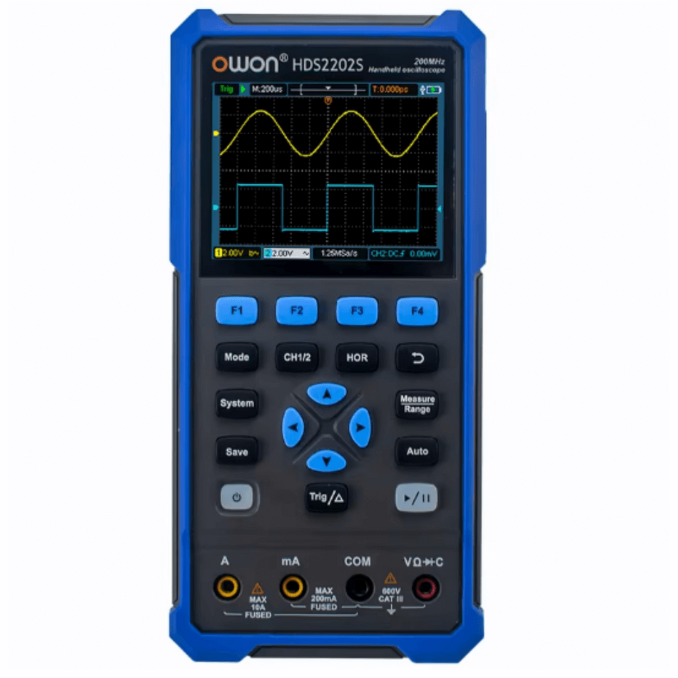 Osciloscop digital 3 in 1, 2 canale, 200MHz, 1GSa/s, OWON HDS2202S