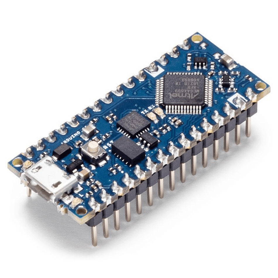 Placa de dezvoltare originala Arduino NANO Every, cu pini