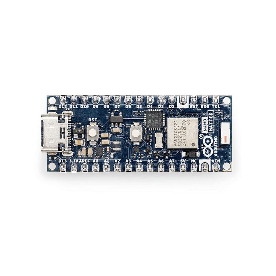 Placa de dezvoltare originala Arduino Nano Matter, cu pini
