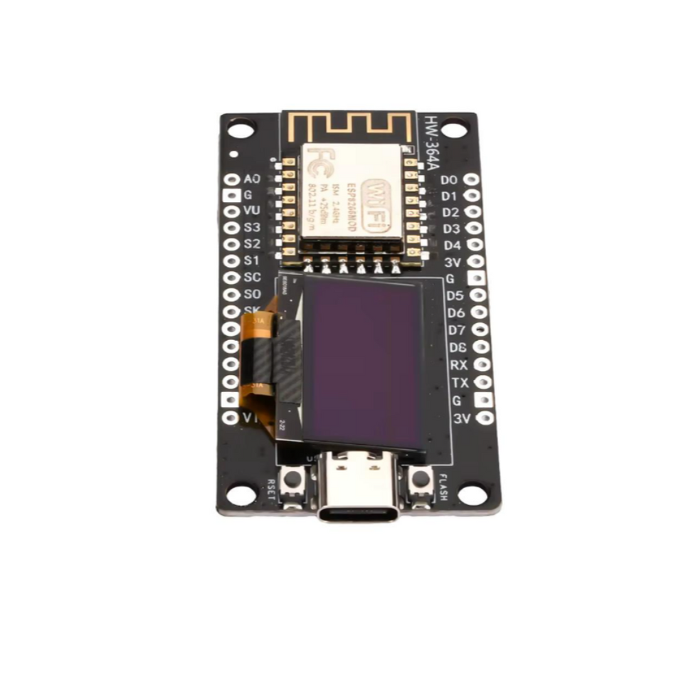 Placa de dezvoltare NodeMCU ESP8266 ESP-12F cu afisaj OLED 0.96
