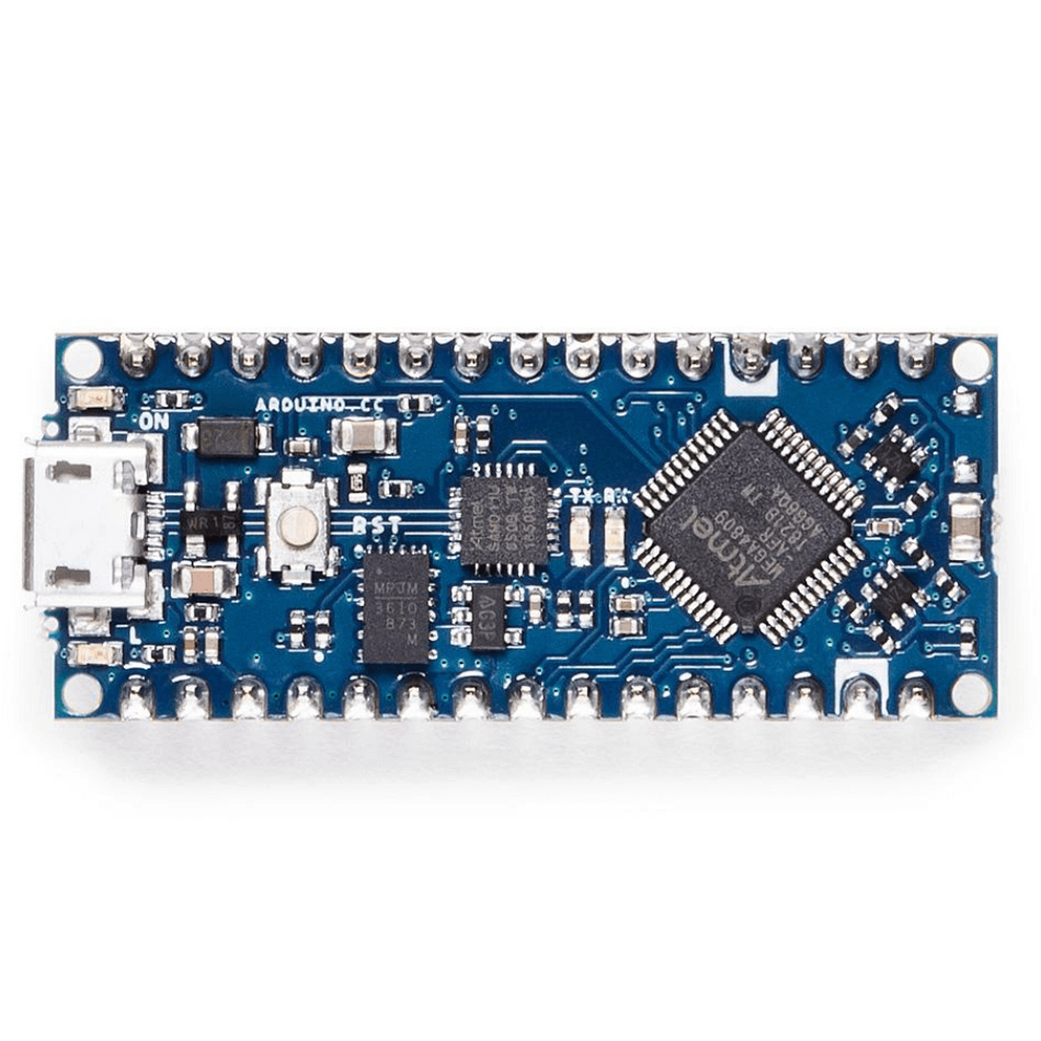 Placa de dezvoltare originala Arduino NANO Every, cu pini