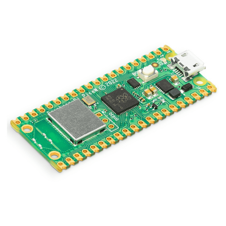 Placa de dezvoltare Raspberry Pi Pico W, RP2040, 264kB RAM, CYW43439