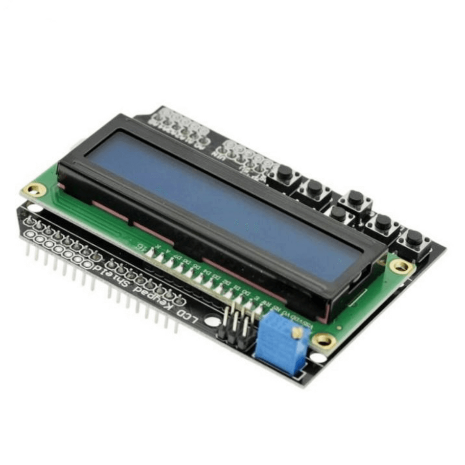 Shield LCD1602 cu ecran albastru si butoane