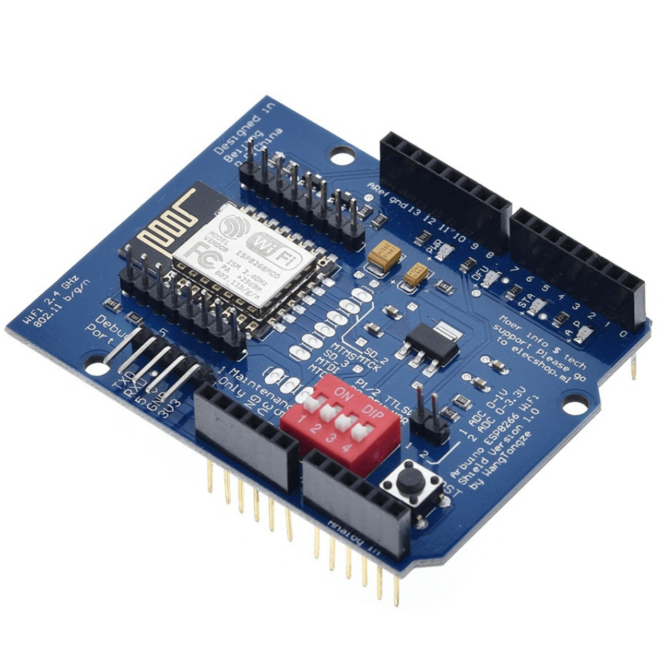 Placa de expansiune WiFi serial cu ESP8266, compatibila Arduino