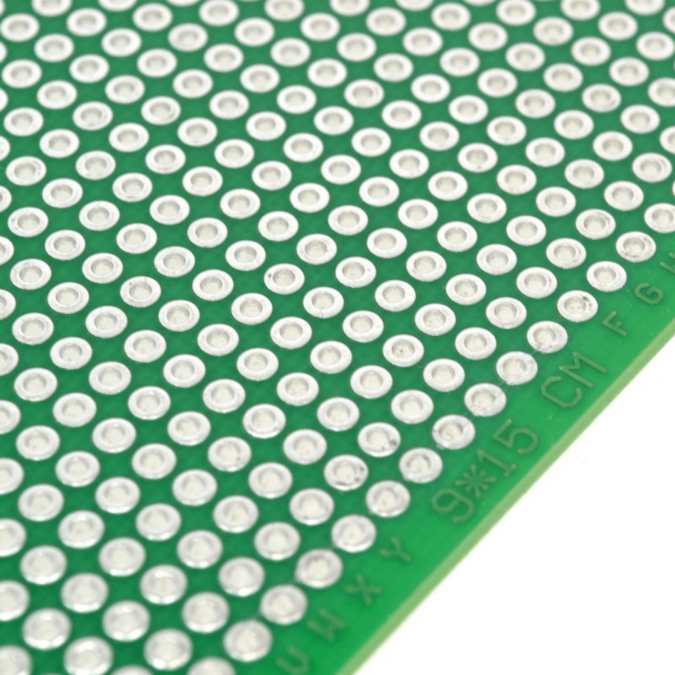 Placa PCB pentru prototipare cu fata dubla, 9x15 cm, FR4