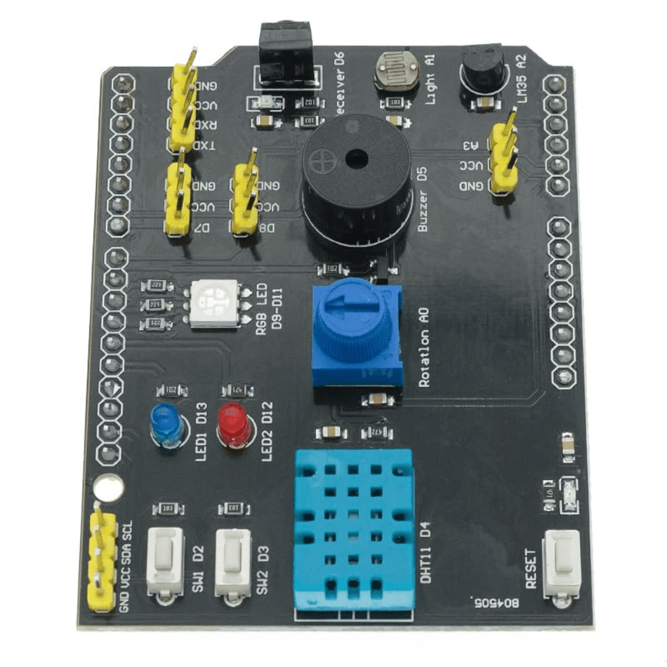 Placa de expansiune multifunctionala 9 in 1 pentru Arduino UNO