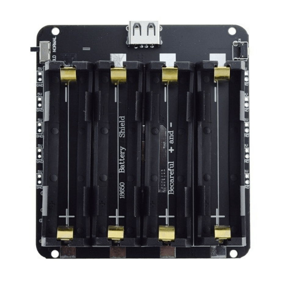 Modul powerbank 18650, 4P, 5V/3VDC , compatibil Arduino/Raspberry Pi