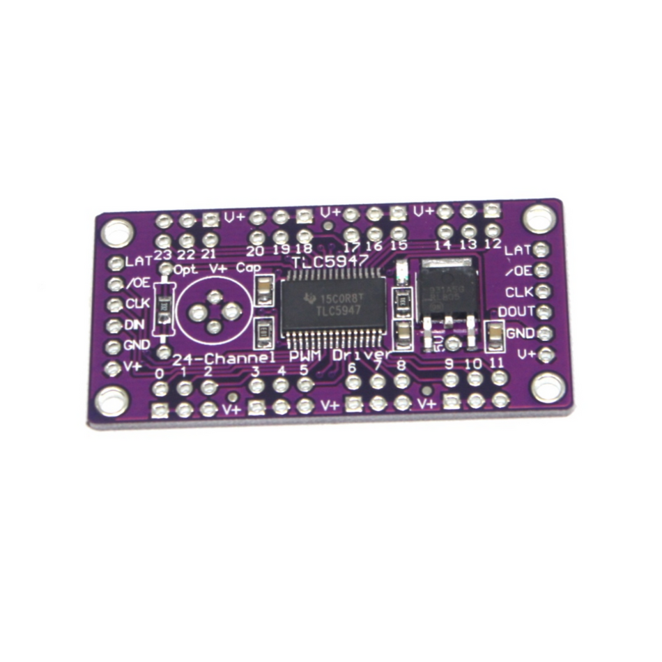 Modul driver PWM, TLC5947, 24 canale, 12 biti, 3-5.5V
