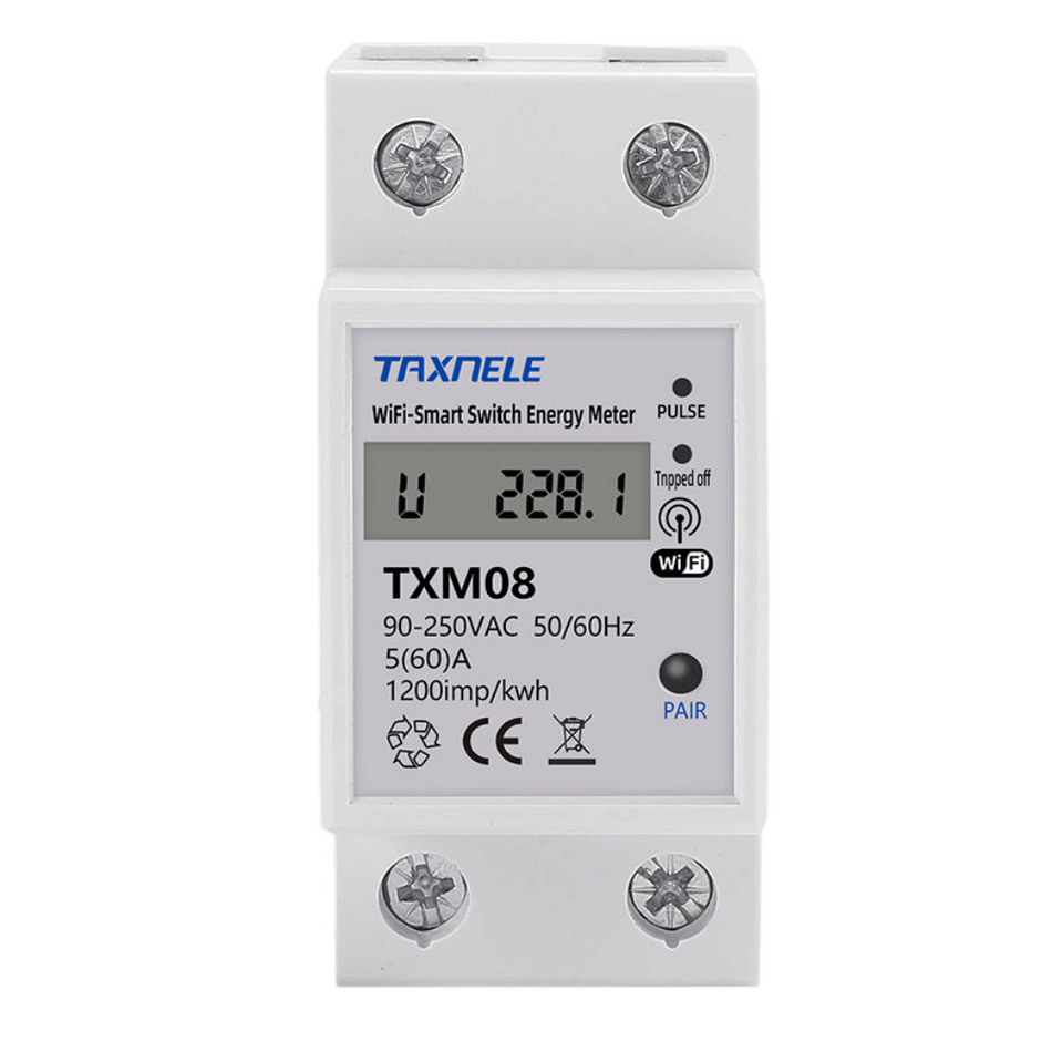 Releu inteligent de protectie la tensiune si curent, control de la distanta, TAXNELE TXM08