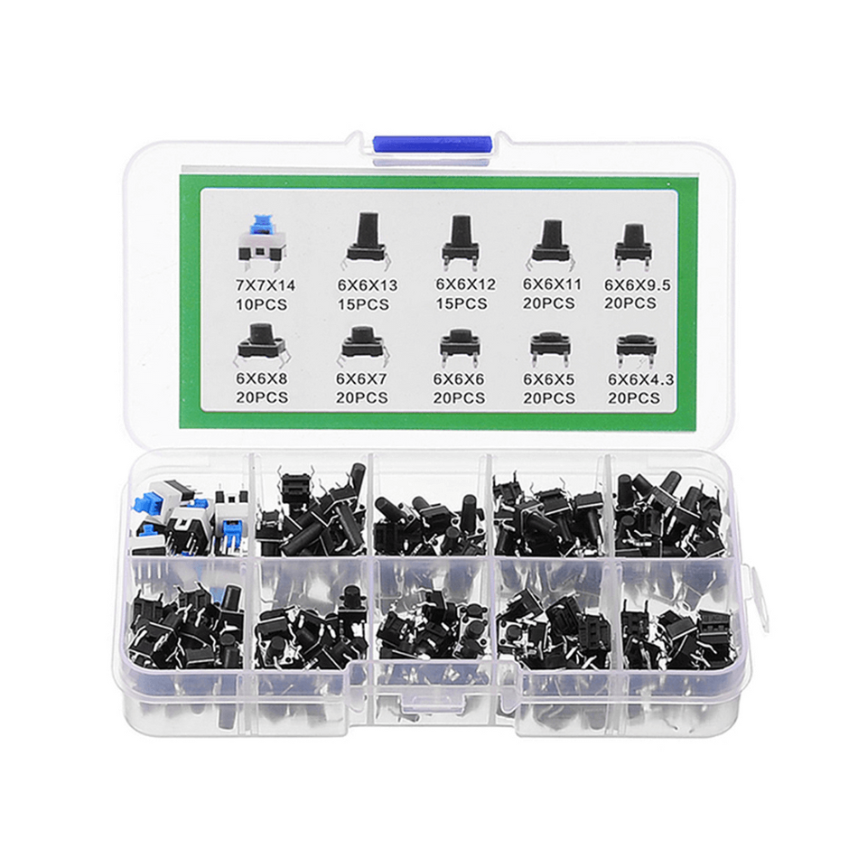 Set 180 mini butoane switch, Bitmi 10523