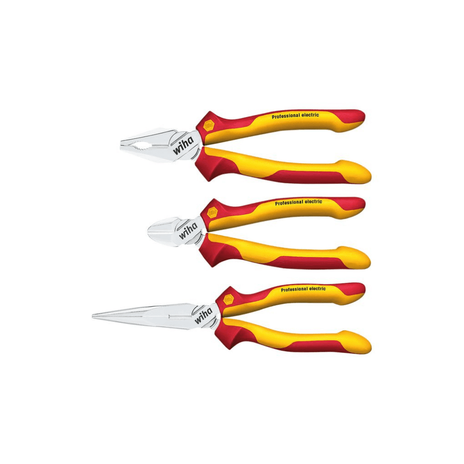 Set 3 clesti profesionali VDE DynamicJoint® pentru electricieni Wiha 26852