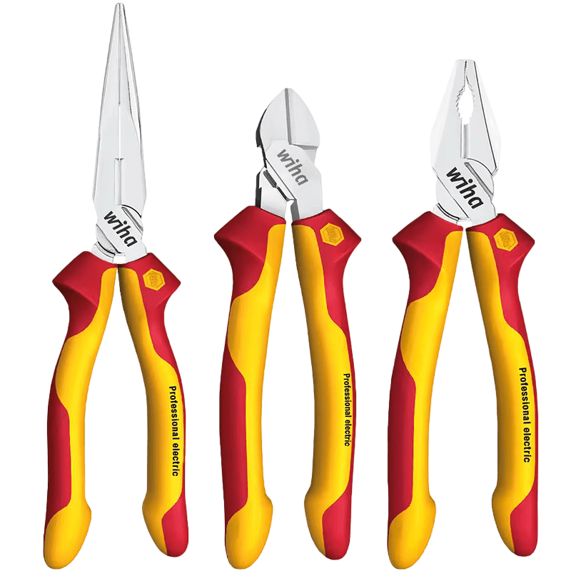 Set 3 clesti profesionali VDE DynamicJoint® pentru electricieni Wiha 26852