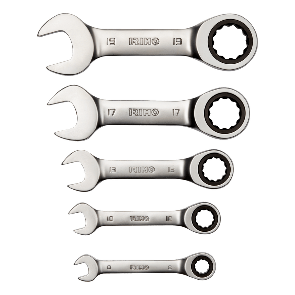Set 5 chei combinate cu clichet 8-19mm, Irimo 18S-5-H