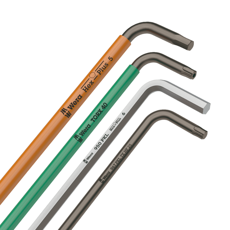 Set chei imbus TORX, 9 buc, 967/9 TX XL Multicolour, Wera 05024480001