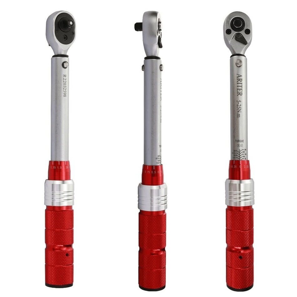 Set de cheie dinamometrica cu biti, 5 - 25 N*m, Ariter TZB-25