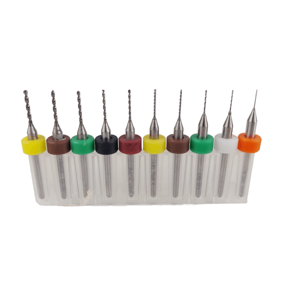 Set de 10 buc mini burghie PCB 0.3-1.2mm, Bitmi 11310