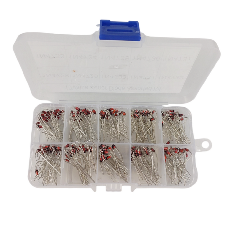 Set de 200 buc diode Zener 1W, 3.3-7.5V, Bitmi 11304